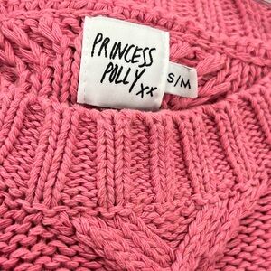 Princess Polly Vibrant Pink Knit Sweater